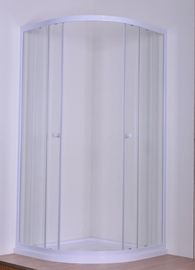 Kabina prysznicowa narożna z białym łukiem Wygodny i komfortowy typ stojący