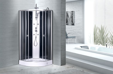 Przezroczysta szklana prefabrykowana łazienka Kabiny prysznicowe Normalne przechowywanie w temperaturze