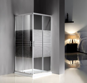 Kabiny prysznicowe ze szarego jedwabiu malowane 900 x 900 dla pokojów modelowych / supermarketów