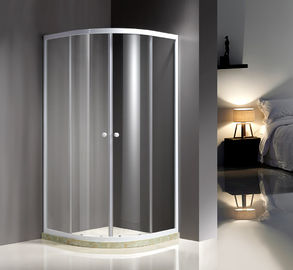 Kabina prysznicowa narożna z białym łukiem Wygodny i komfortowy typ stojący