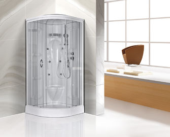 Kabiny prysznicowe z przezroczystą szklaną kabiną, kabina prysznicowa z wejściem narożnym