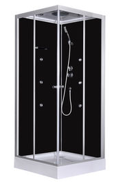 Fajne kabiny prysznicowe z masażem, kwadratowa kabina prysznicowa z białą akrylową tacą i dachem 900x900x2150mm