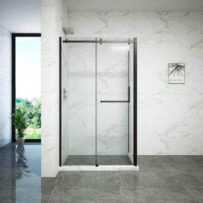 Nierdzewne przesuwne drzwi prysznicowe ze szkła hartowanego 8 mm 1800X1950mm